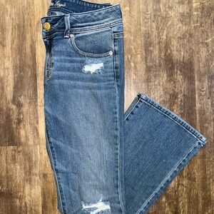 American Eagle Outfitters Blue Boot Cut Jeans